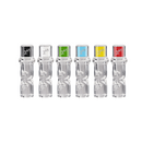 Higher Standard Glas Tips, 6 Tips,  7mm, diverse Farben