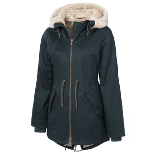 Ladies Hoodlamb Parka, midnite blue L