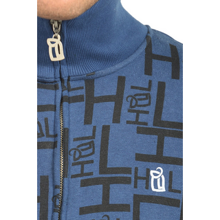 Mens Design Zip Up Sweater, OUTLET