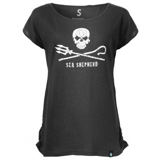 Ladies SEA SHEPHERD Shirt SKULL