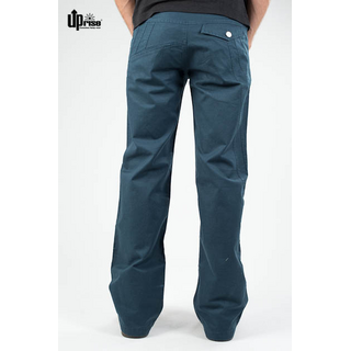 Uprise Pants Boy, 55% Hemp, blau, M