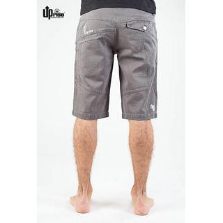 Uprise Worker shorts, grey, Windmills, 55% Hemp, XS