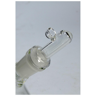 Black Leaf Kofferbong Ice-Beaker, 6-Arm-Percolator+Spritzschutz, h 36cm, dm 40mm, NS 19/14, 2 n1 Kruter- und l-Kopf