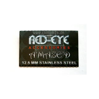 Stahlsiebe 12,5 mm, Heftchen zu 5 Stk, (fr AMAZED), gelb