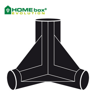 Homebox, 3-Weg-Verbinder, 16mm, 8er Set