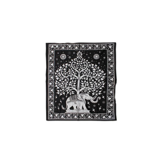 Premium-Wandtuch XL 210 x 240 cm, Baumwolle, Elephant Tree verschiedene Farben