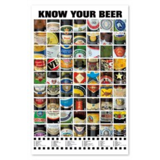 Poster, Know Your Beer 60x90cm
