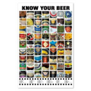 Poster, Know Your Beer 60x90cm