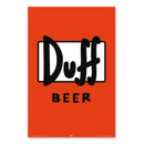 Poster, The Simpsons - Duff Label 60x90cm