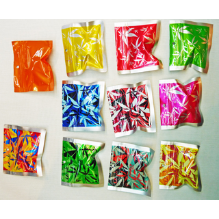 Smell Proof Zip lock 9.5cm x 8.5cm bags - Cammo Leaf Design - Various colours