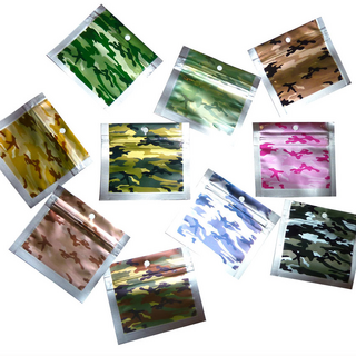 Smell Proof Zip lock 9.5cm x 8.5cm bags - Army Cammo -...