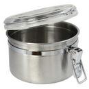 Edelstahlbeh�ter geb�rstet, h 90mm, dm 120cm,...