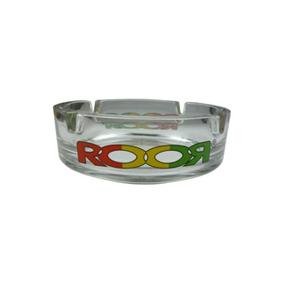 Roor Aschenbecher gross, dm 105mm, Rasta-Logo