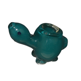 Glas-Handpfeife CC1048, Turtle, 7,5cm,  Kickloch,