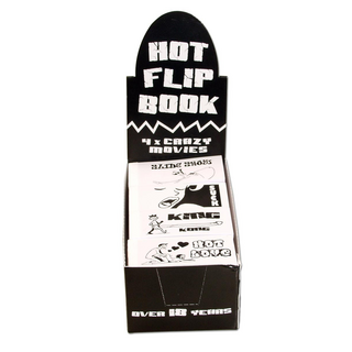 Filtertips Hot Flip Book 24 x 54 mm, Sexy Daumenkino, 4 Motive