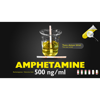 Urin Streifentest Amphetamine - normal oder sensitiv (500/300ng/ml)