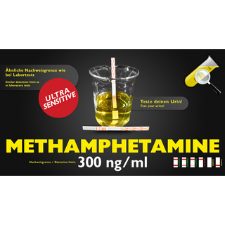 Urin Streifentest Methamphetamine - normal oder sensitiv (500/300ng/ml)