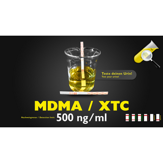Urin Streifentest MDMA - sensitiv 500ng/ml