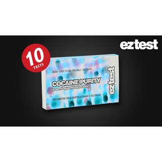 10 x EZ Test Cocaine purity, REINHEITSTEST