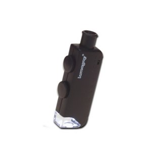 Mikroskop klein mit LED, 60-100x, Schärfe einstellbar, ca...