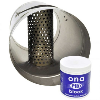 ONA control Duct, 125mm (Metallrohr fr Abluft, mit Klappdeckel)