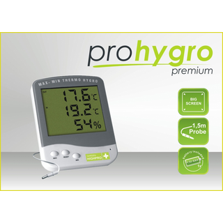 GHP, Premium Thermo/Hygrometer, 2 Messpunkte, groes Display