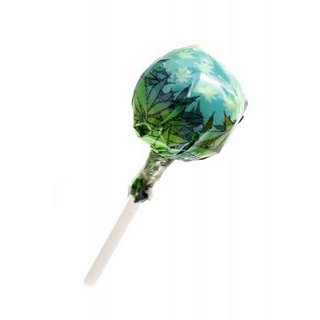 Dr. Greenlove Cannabis Lollipop Bubblegum x Blueberry Haze  Kaugummifllung, 1 Stk