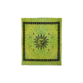 Wandtuch XL 210x240cm, Sun gr�n/gelb