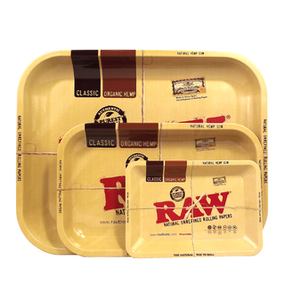 RAW Metal Rolling Tray, Classic diverse Grssen