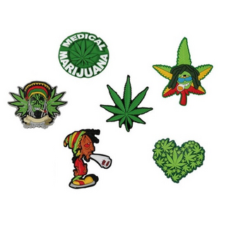 Rubber-Magnets, div Cannabis Designs