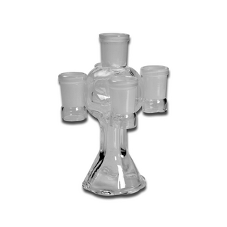 Kopf-Ständer Glas für 5x 18.8er Köpfe
