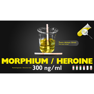 Urin Streifentest Morphium - normal oder sensitiv...