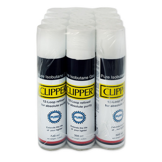 Clipper Isobutan-Gas Nachfllflasche 12-fach gefiltert, hochrein, 300ml