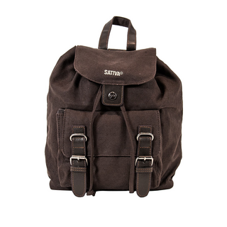 SATIVA Collection, Hemp Medium City Backpack, PS-36 brown