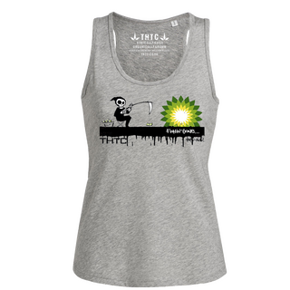 THTC Ladies Tank-Top, The Reapest organic cotton, mid heather grey, S