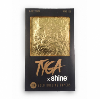 Tyga x Shine 24K Goldpaper KingSize, 6-Sheet-pack