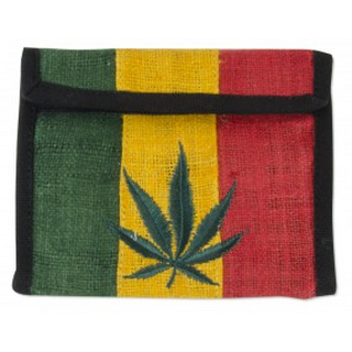 Geldtasche Hanf rasta