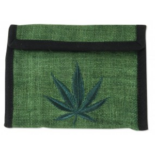 Geldtasche Hanf grün