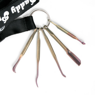 Happy Daddy Titan l-Werkzeug Set, Slingers 5 tools, keyring - pink/gold