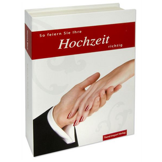 Versteck-Buch ?Hochzeit,15,5x22x5,5cm