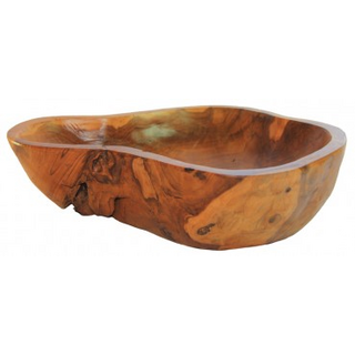 Bauschale aus Teakholz X-large, ca 34cm