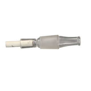 Mundstück für Glaspfeife 18cm mit Kickloch, 2-tlg, für...