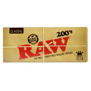 RAW Classic 200s, King Size Slim, im 200 Blatt Vorteilspack