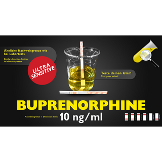 Urin Streifentest, Buprenorphine sensitiv (10ng/ml)