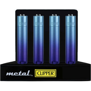 Feuerzeug Clipper METALL, Blue Gradient (matt)