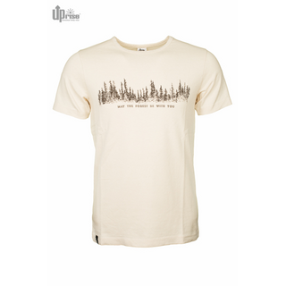 T-Shirt Uprise printed `May the Forest be with you natural L