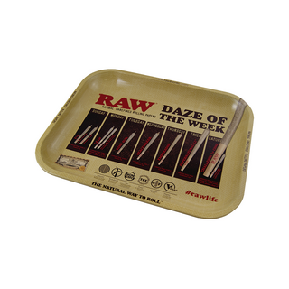 RAW Rolling Tray Daze of the week, large, 34 x 27,5 cm