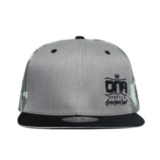Flat Bill Cap DNA, Leaf Camo Grey, different sizes