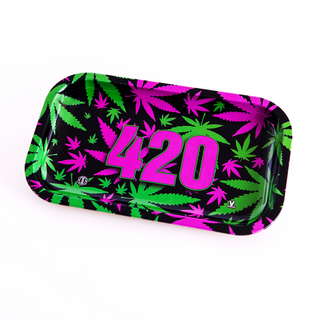 Rolling Tray Metall 420 vibrant pink/grn M, 27x16