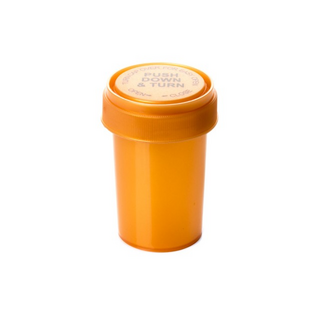 Reversible Turn Cap Container FilmDose - Gold, 20 dram = 75ml, h 75mm, dm 39/48mm